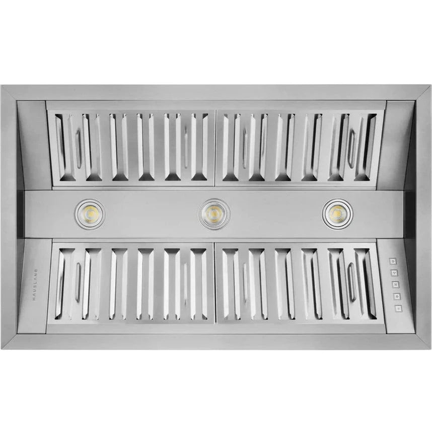 Hauslane 21 Deep 800 CFM Convertible Built-In Insert Range Hood in Stainless Steel -IN-R300SS-34