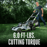 EGO POWER+ Touch Drive 56-volt 21-in Cordless Self-propelled 7.5 Ah Battery and Charger Included - LM2125SP