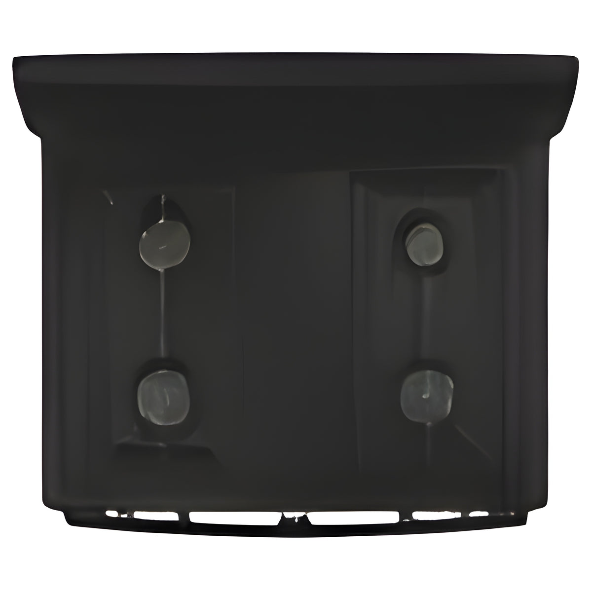 Hotpoint 30-in 4 Burners 4.8-cu ft Freestanding Natural Gas Range Black - RGBS330DRBB