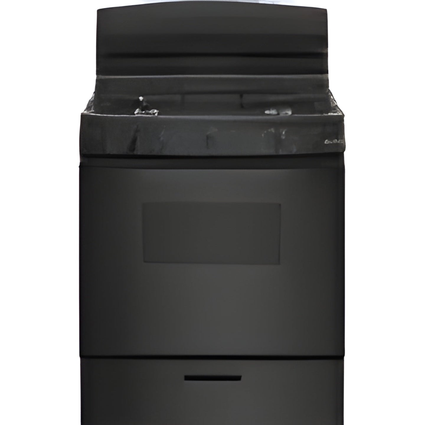 Hotpoint 30-in 4 Burners 4.8-cu ft Freestanding Natural Gas Range Black - RGBS330DRBB