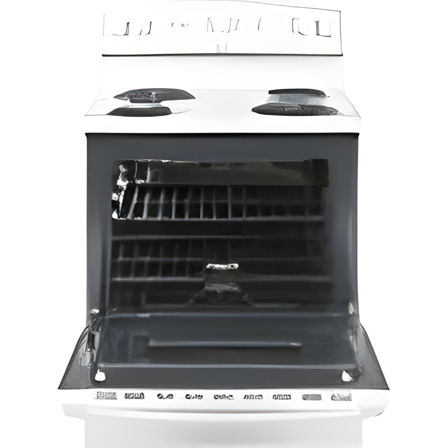 Hotpoint 30-in 4 Burners 5-cu ft Freestanding Electric Range White - RBS330DRWW