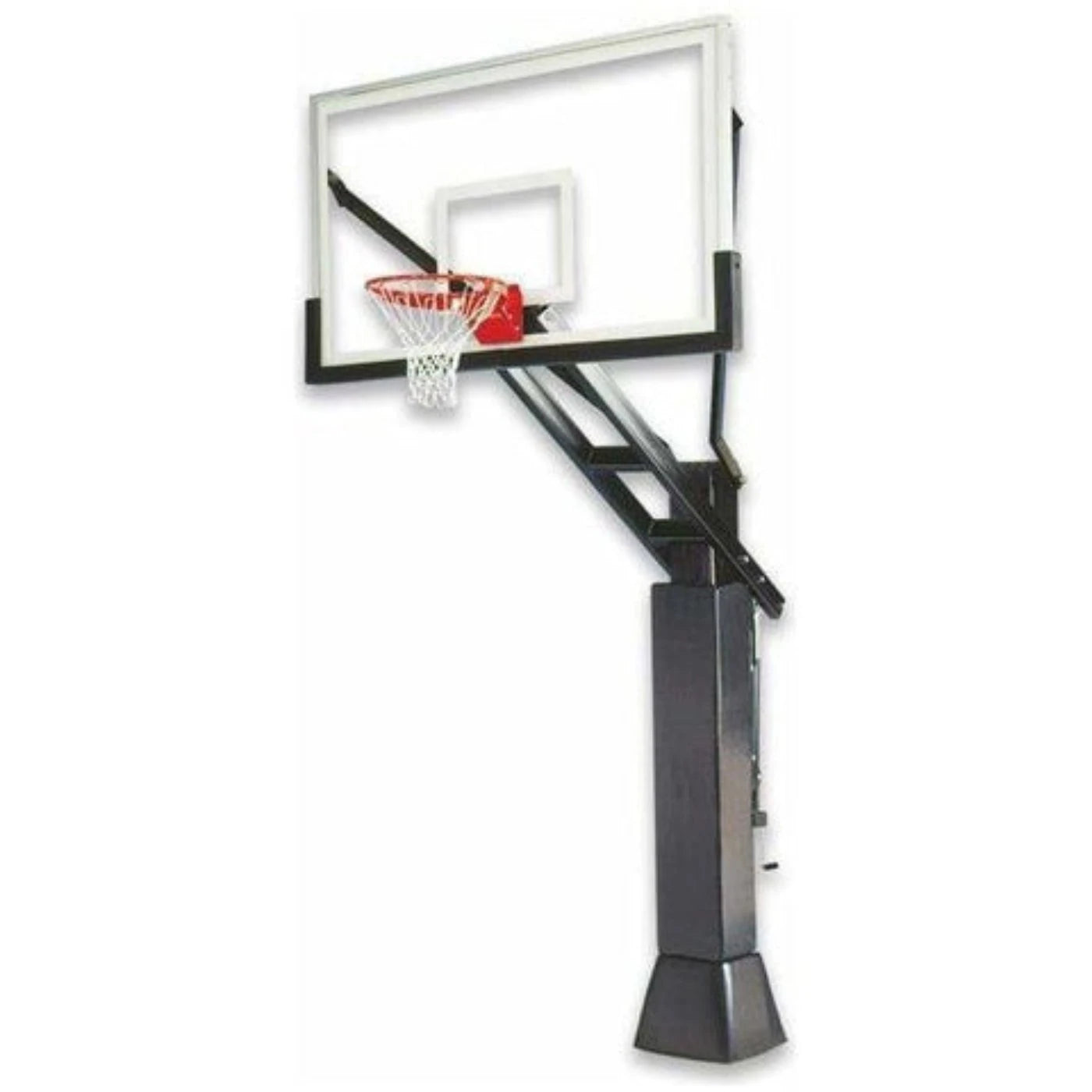 Ironclad FullCourt 42x72 Adjustable In-Ground Basketball Hoop - FCH885–XXL