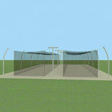 Jaypro Batting Tunnel Frame - Professional Outdoor 70' - Tandem PROTF-70T