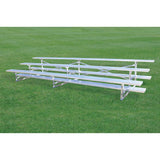 Jaypro Bleacher - 15' 3 Row - Single Foot Plank - Standard, Outdoor - BLCH-3