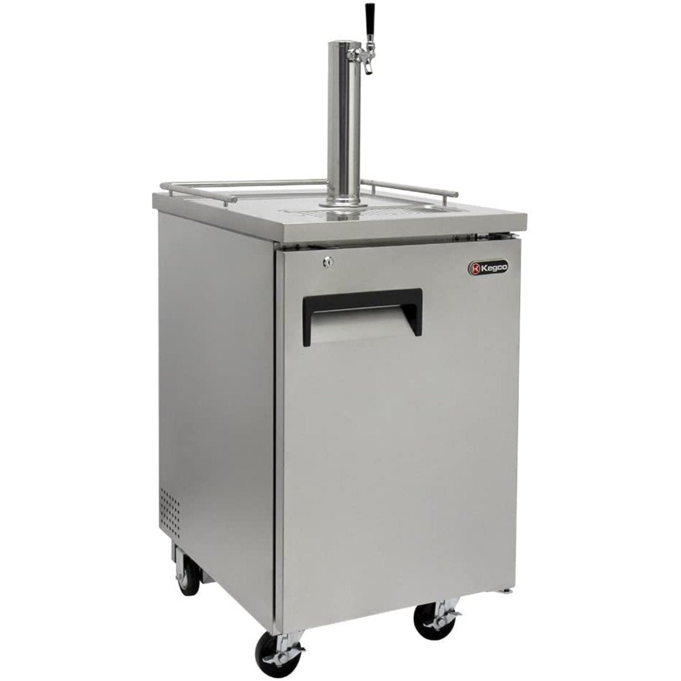 Kegco 24" Wide Cold Brew Coffee SilverCommercial Kegerator - ICXCK-1S-1