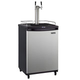 Kegco Wide Single Tap Stainless Steel Commercial/Residential Kegerator - Z163S-1NK