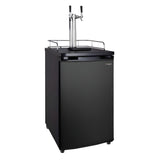 Kegco 20" Wide Kombucha Tap Black Kegerator - KOM19B-1NK