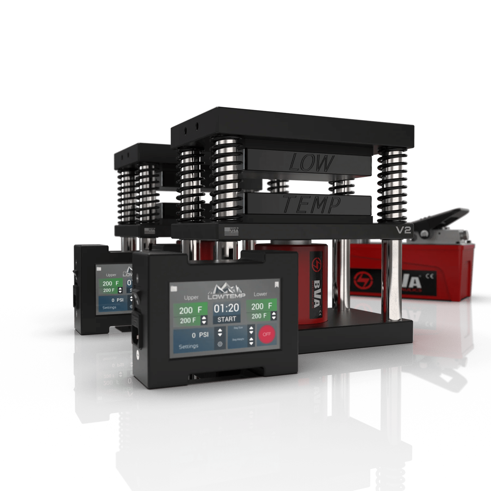 Lowtemp Industries V2 Medusa System Rosin Press - 2 Press