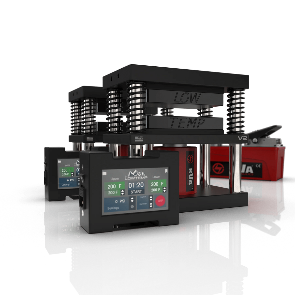 Lowtemp Industries V2 Medusa System Rosin Press - 2 Press