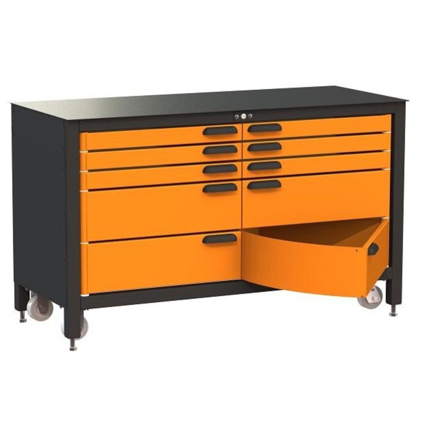 Swivel Storage Solutions Max 60 10-Drawer Rolling Cabinet Model: MAX603510