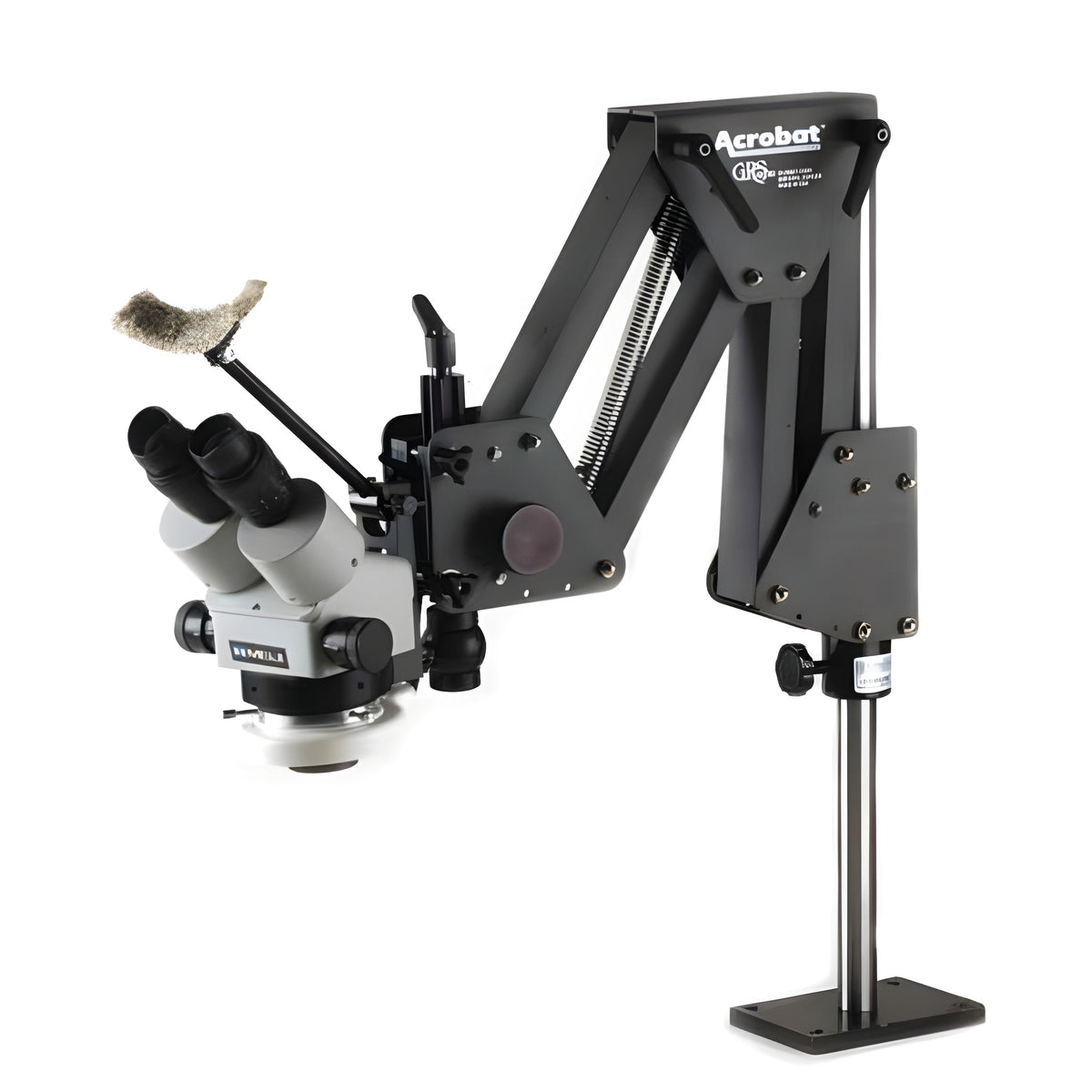 Meiji EMZ-10 Microscope With GRS Acrobat & LED Light - 129.422-10