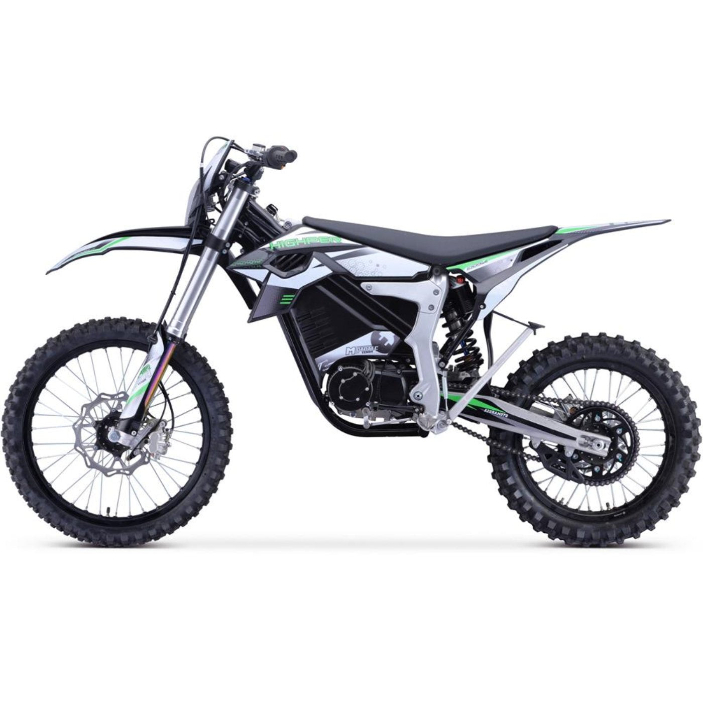 Rambo MotoTec Venom 72v 12000w Electric Dirt Bike White MT-Venom-72v-12000w_White