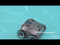 Aiper Flat Wall Water Line Cleaning Cordless Robotic Pool Cleaner Gray New - SEAGULL-PRO