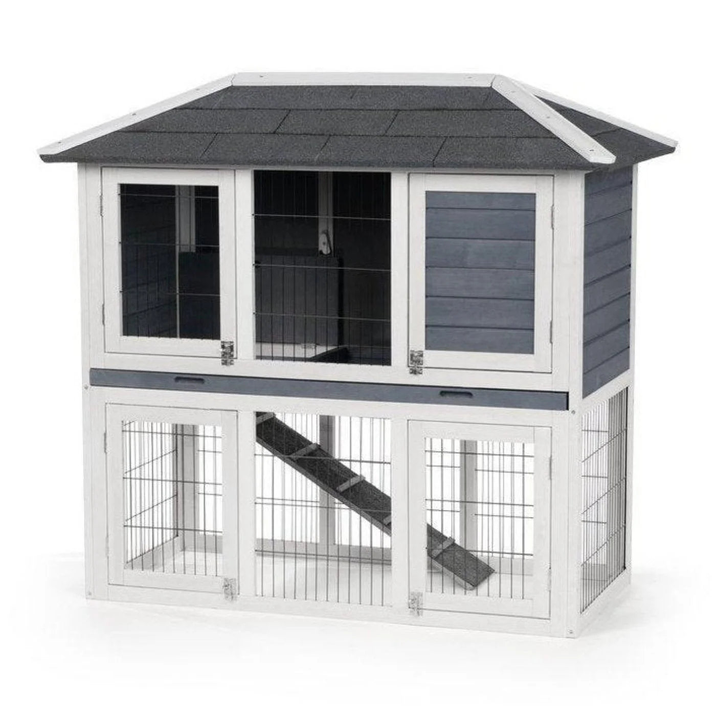 Prevue Pet Rabbit Hutch Duplex - 4601
