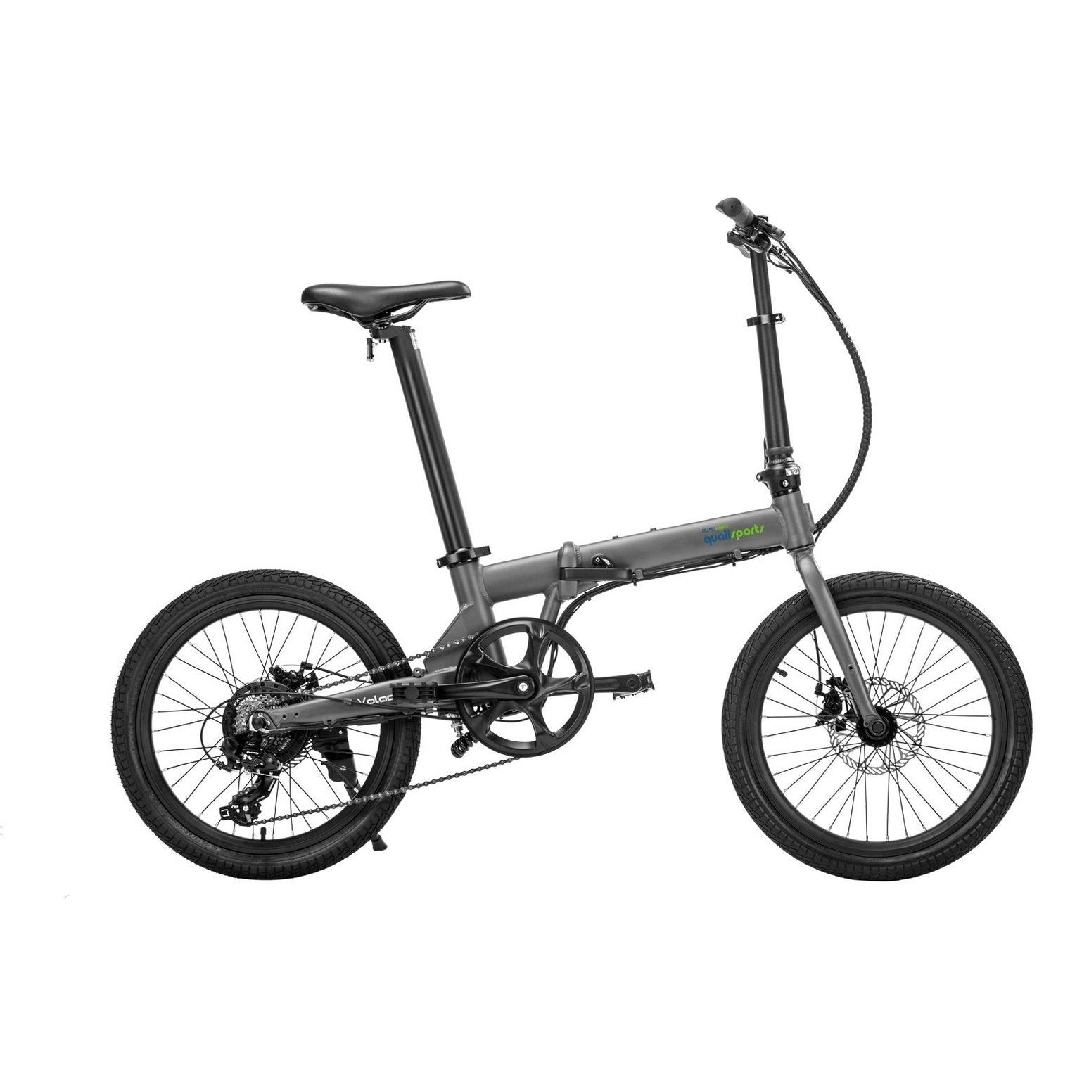 Qualisports VOLADOR 20" 350W 36V 7 Speed Compact Folding Electric Bike