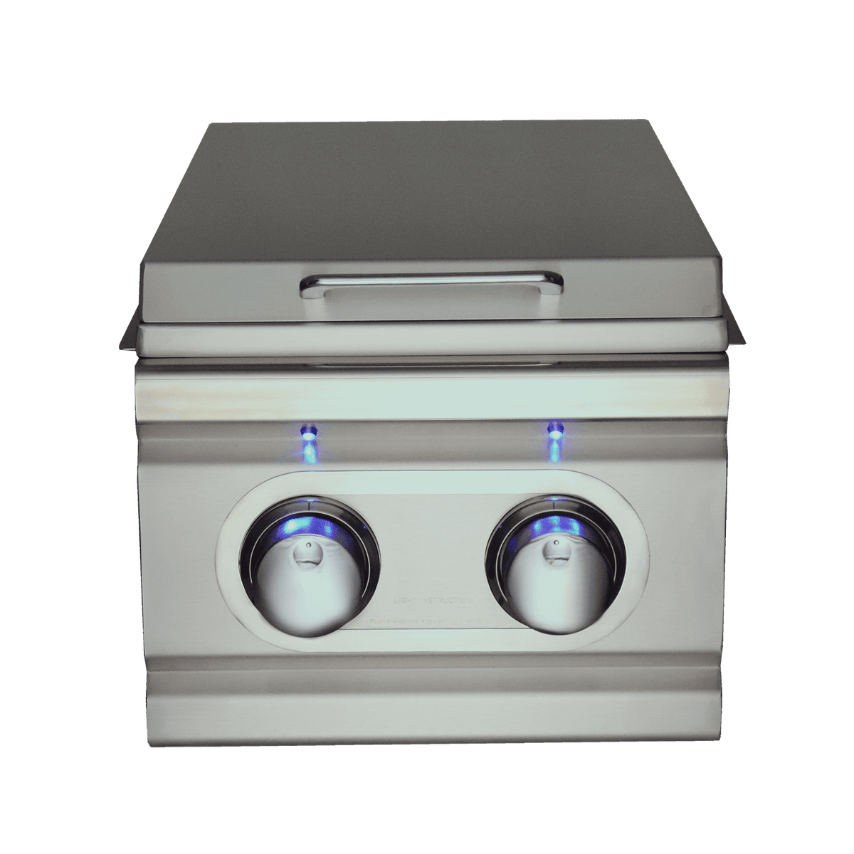 Renaissance Cooking Systems Cutlass Pro Double Side Burner Slide-in W/Blue LED RDB1EL