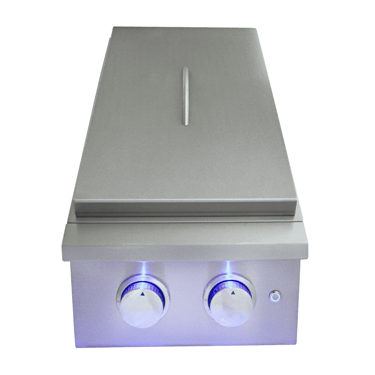 Renaissance Cooking Systems PREMIER DOUBLE SIDE BURNER W/BLUE LED LIGHTS RJCSSBL