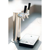 Renaissance Cooking Systems Dual Tap Stainless Kegerator-UL Rated for Outdoors REFR6