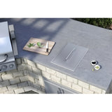 Ruvati Merino Insulated Ice Chest Sink 15" x 20" Outdoor BBQ Marine Grade T-316 Topmount Stainless Steel - RVQ6215