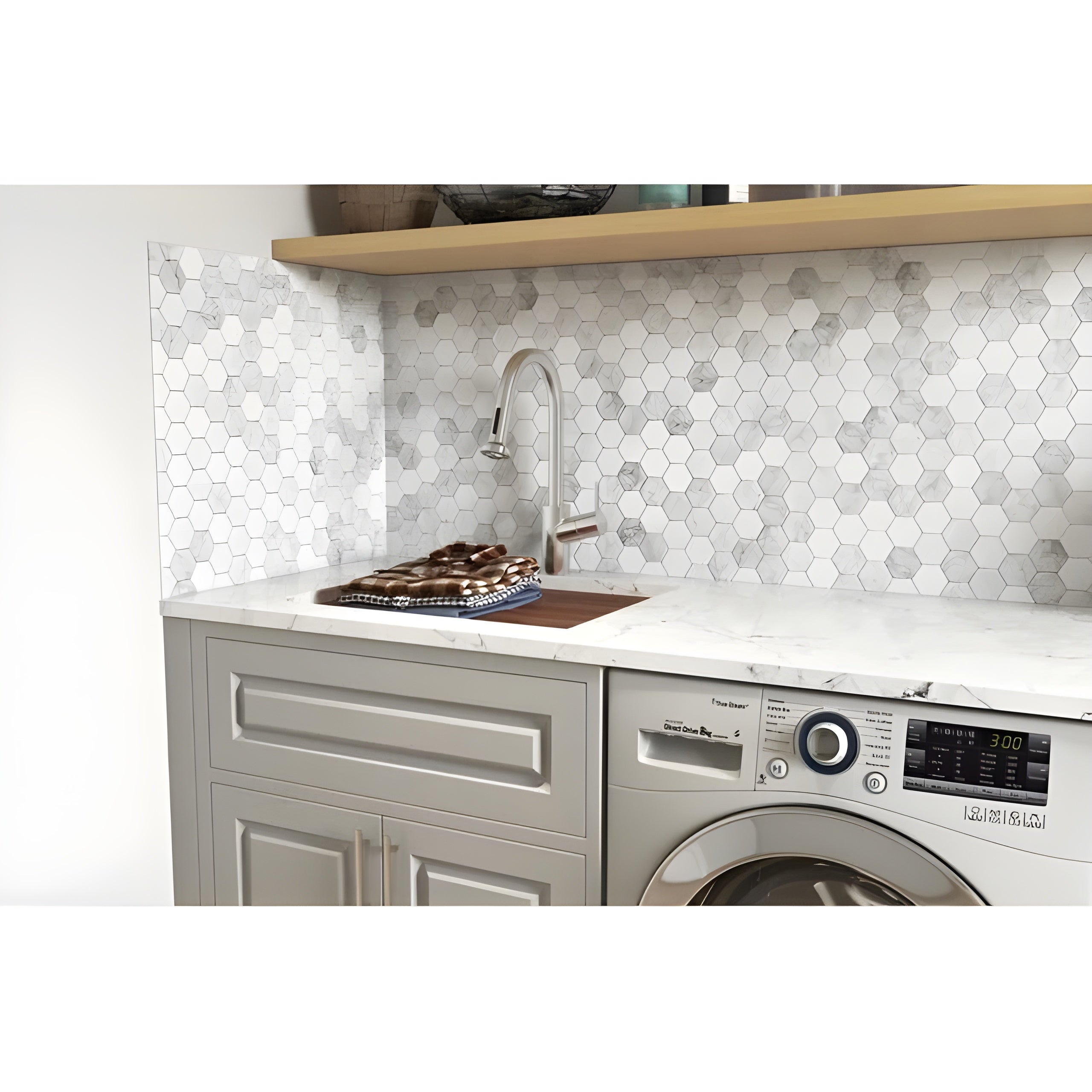 Ruvati Savona 23 x 19 x 13 Deep Laundry Utility Workstation Sink Undermount 16 Gauge - RVU6320
