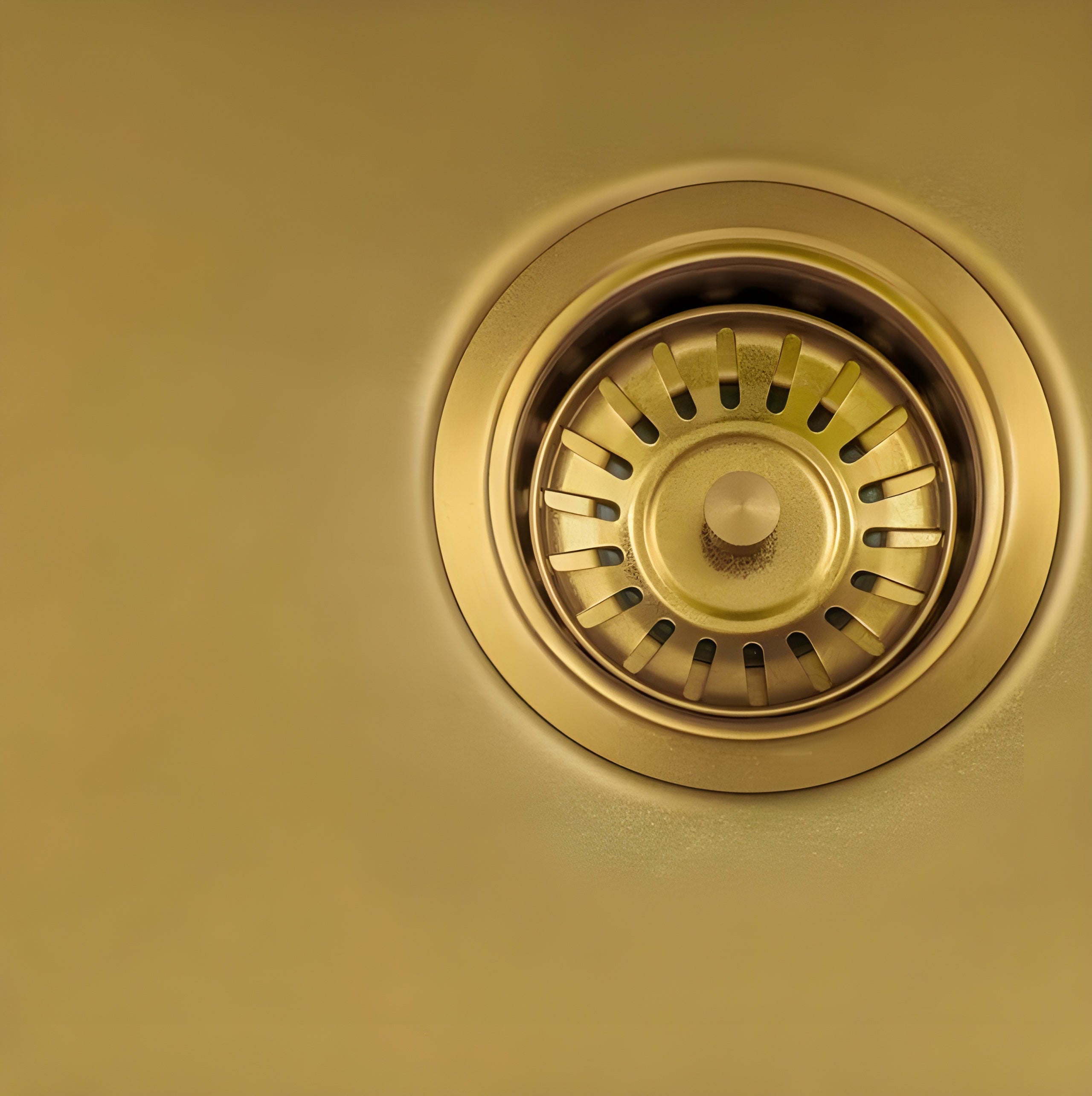 Ruvati Terraza 27-inch Undermount Satin Brass Matte Gold Stainless Steel Kitchen Sink 16 Gauge Single Bowl - RVH6127GG