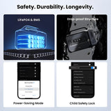 Ugreen PowerRoam 1200W 1024Wh LiFePO4 Battery Backup Solar Generator + 1x 200W Solar Panel - 90997