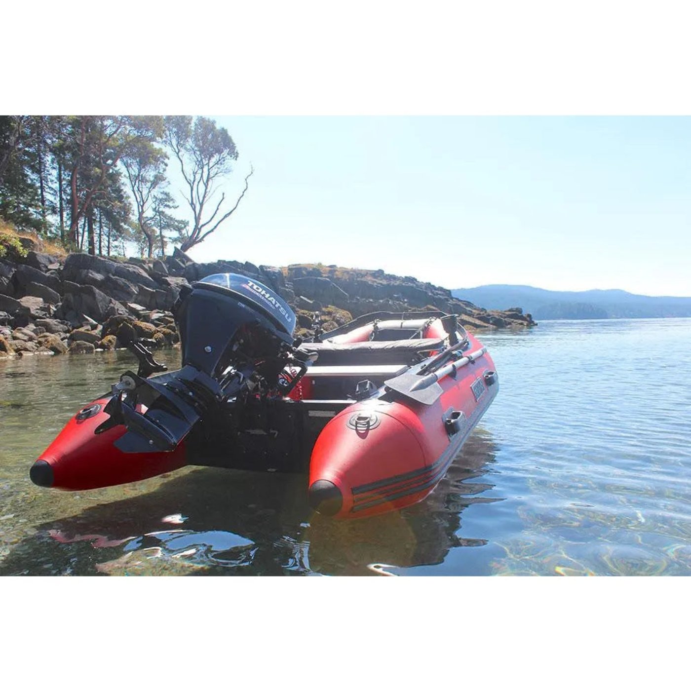 Stryker Boats 13 ' 7" Inflatable Boat Rescue Red - LX 420-Aluminum-RR