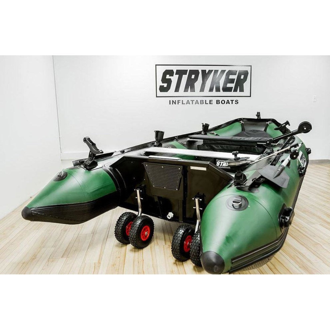 Stryker Boats 13' 7" Inflatable Boat Hunter Green - PRO 420-HG