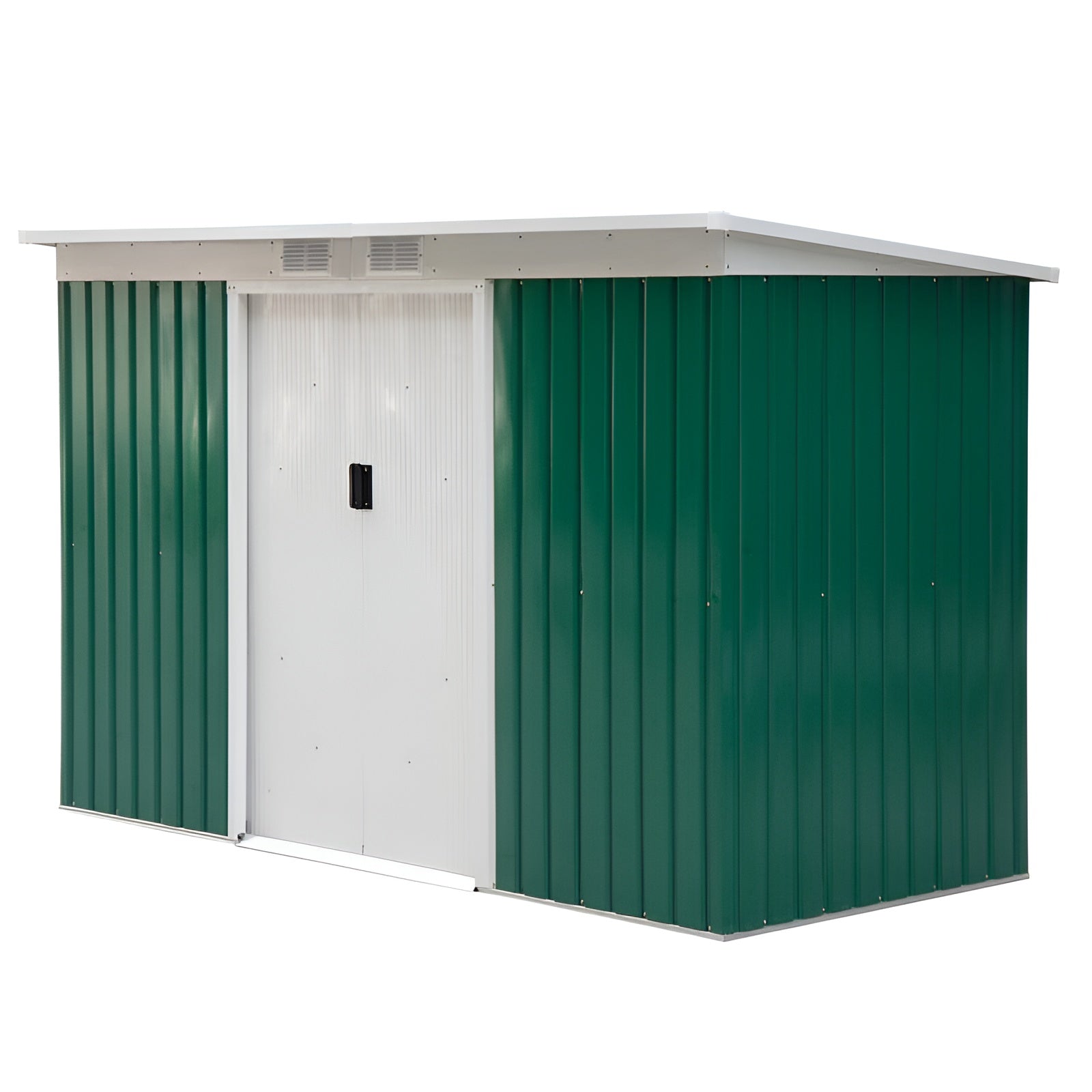 Outsunny 9' x 4.5' x 5.5' Outdoor Rust-Resistant Garden Storage Shed - 845-032