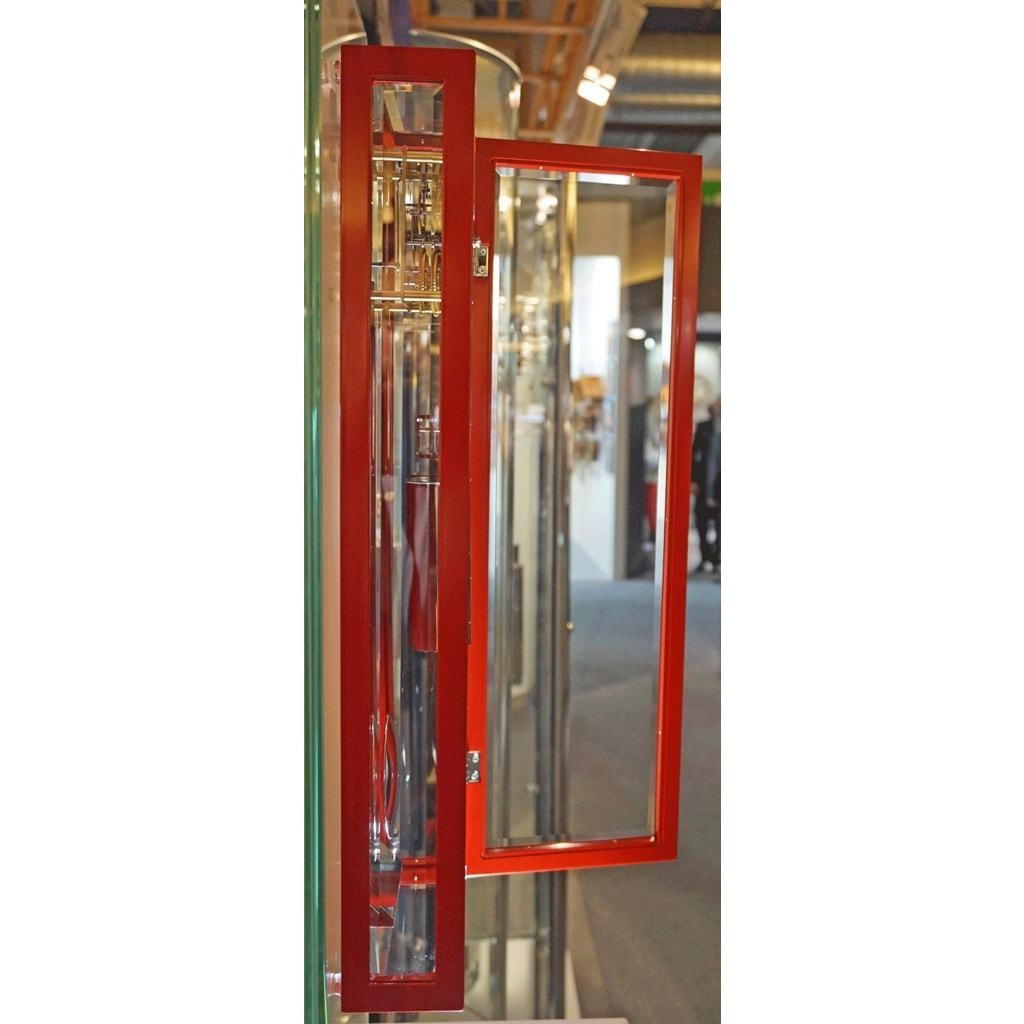 Kieninger Micronis Mini Regulator Wall Clock, 31-Day, Red - WR 2806-77-02