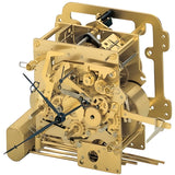 Kieninger PAGODA Wall Clock Regulator, Spring-Wind Wall, Westminster Chime, Walnut - SW 2702-23-01