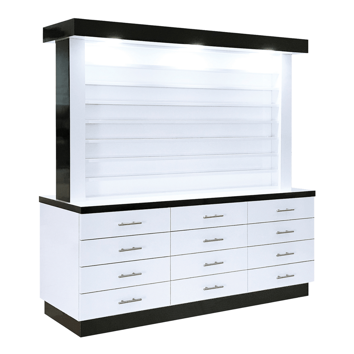 Whale Spa - Double Sided Polish and Powder Display/Cabinet