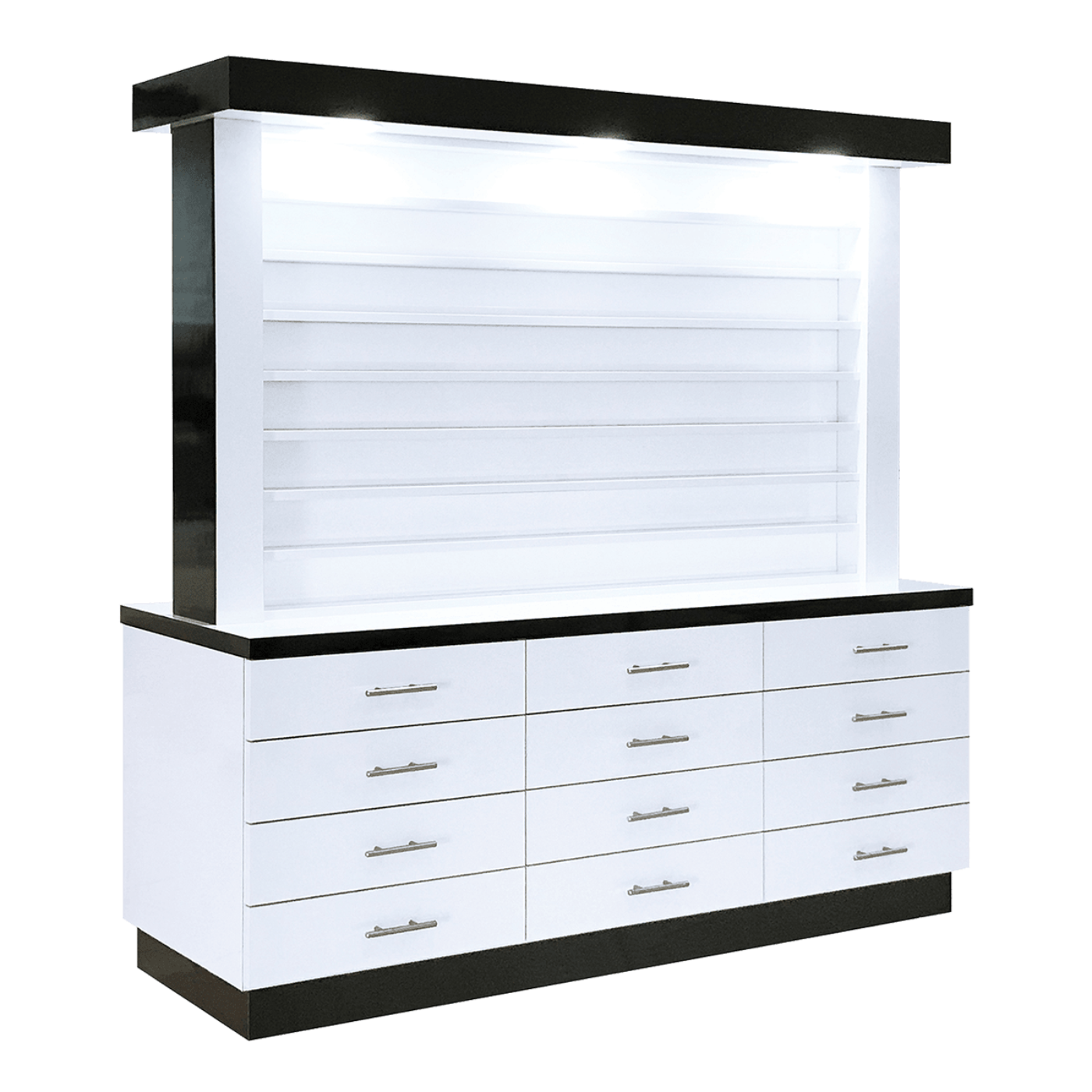 Whale Spa - Double Sided Polish and Powder Display/Cabinet