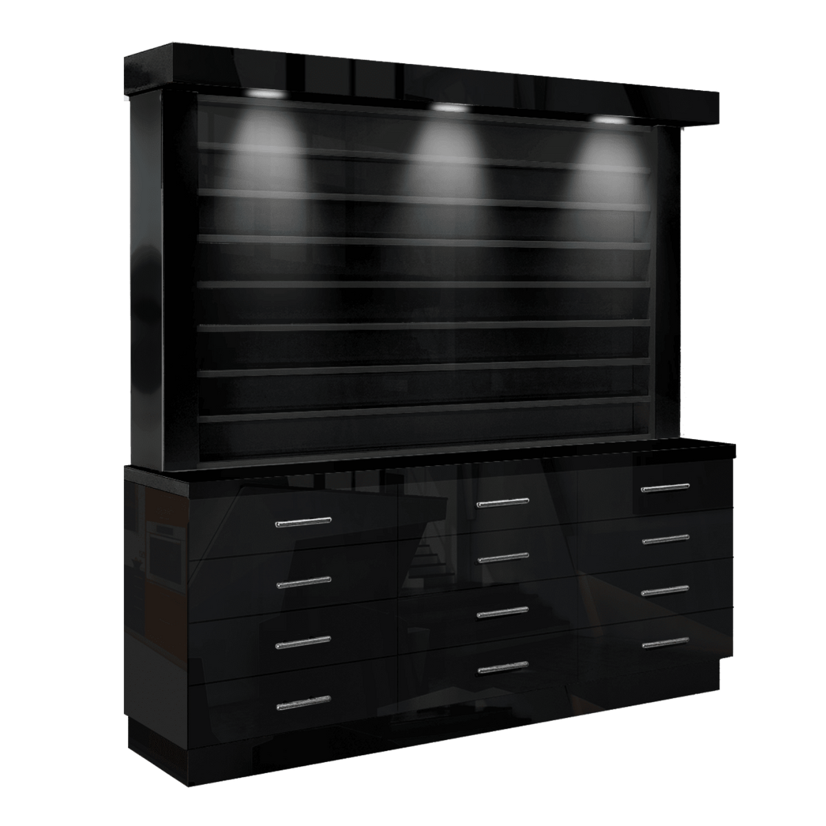 Whale Spa - Single Sided Polish and Powder Display/Cabinet
