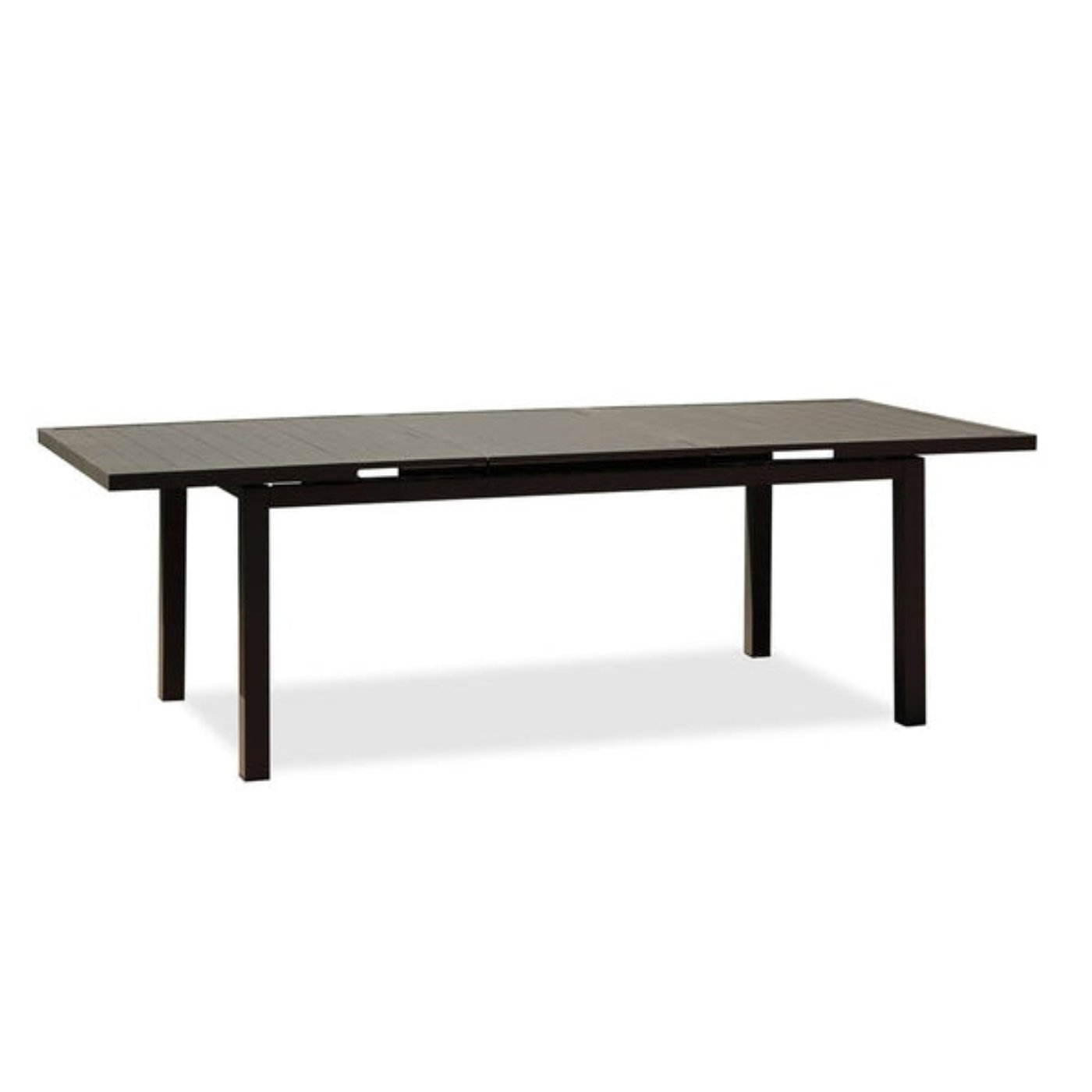Whiteline Mods Black Alum Outdoor Extendable Dining Table  - DT1567