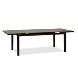 Whiteline Mods Black Alum Outdoor Extendable Dining Table  - DT1567