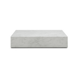 Whiteline Modern Living Cube Rectangle Coffee Table in White Color - CT1667R