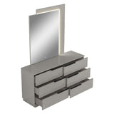 Whiteline Modern Living Damien Double Dresser - DR2022