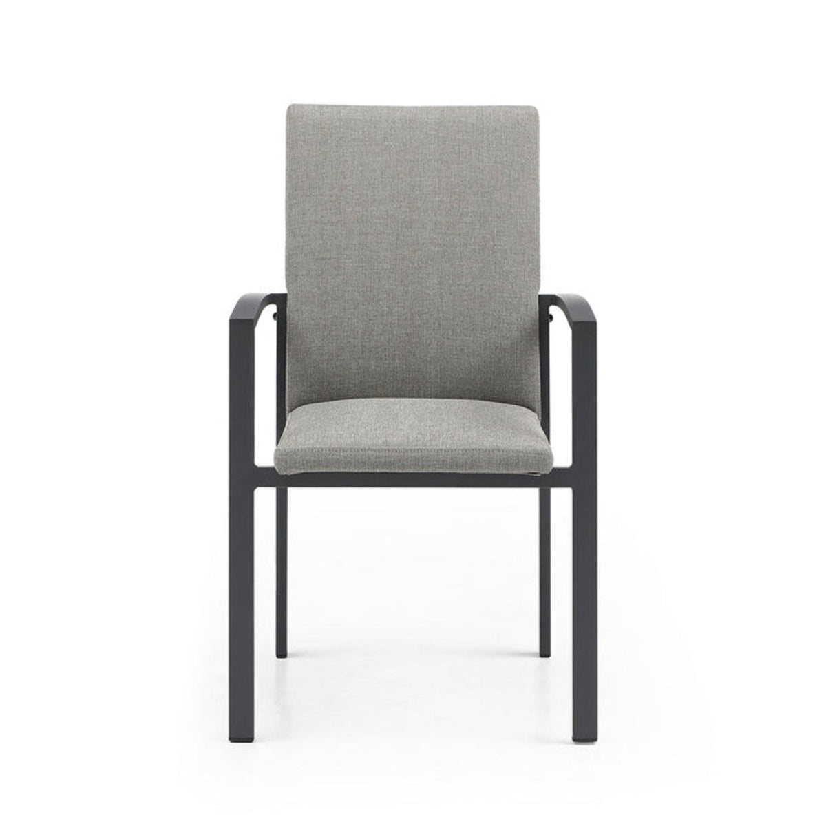 Whiteline Modern Living Doris Outdoor Dining Armchair - DAC1836-GRY