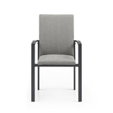 Whiteline Modern Living Doris Outdoor Dining Armchair - DAC1836-GRY