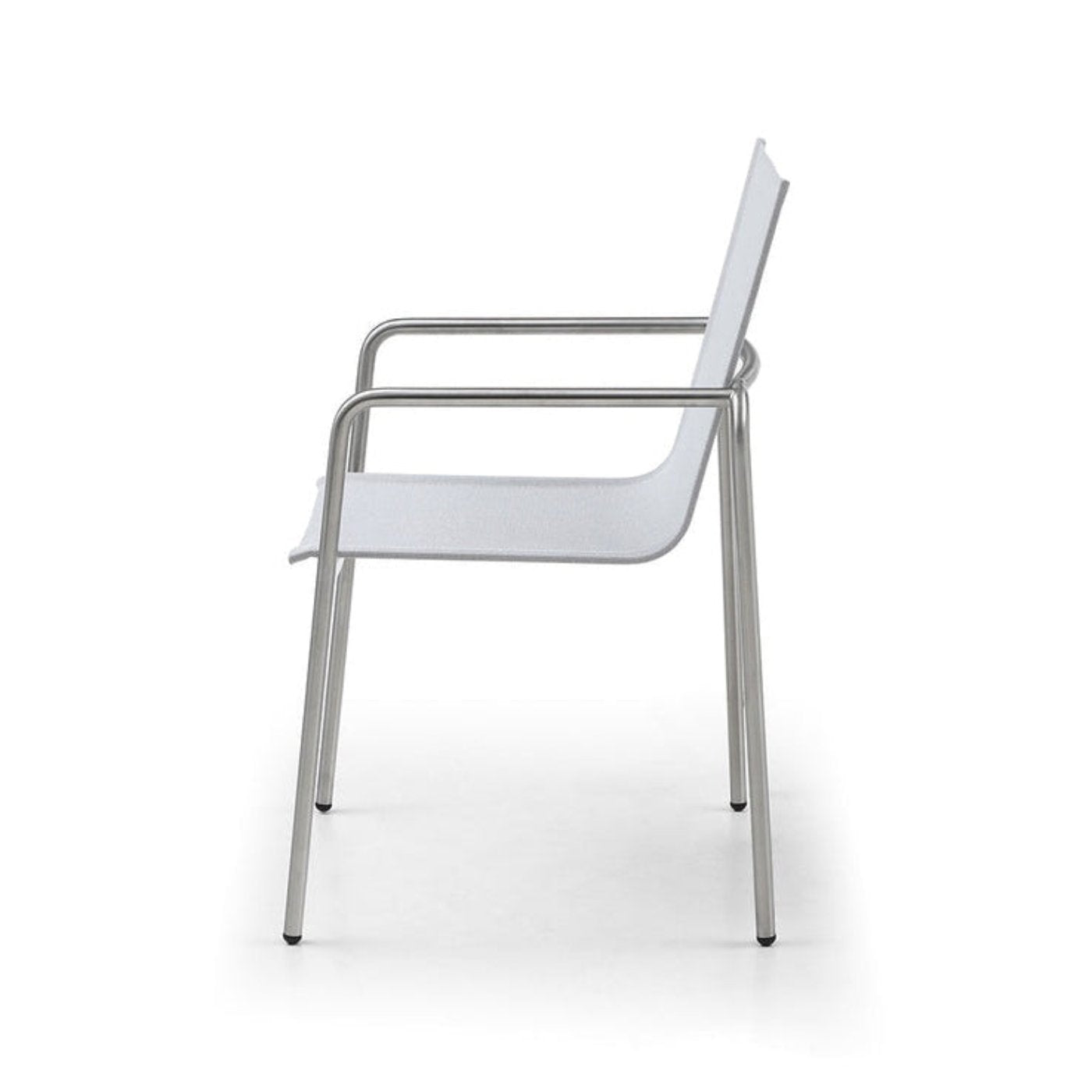 Whiteline Modern Living Paola Outdoor Dining Armchair - DAC1924-LGRY