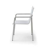 Whiteline Modern Living Paola Outdoor Dining Armchair - DAC1924-LGRY