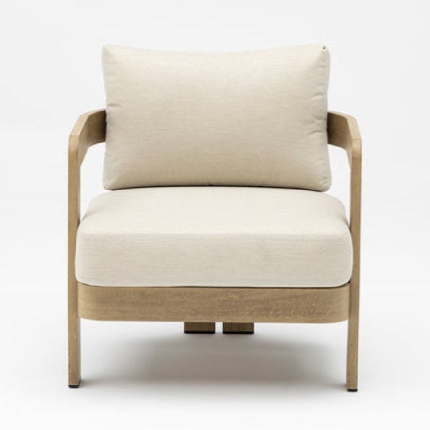 Whiteline Modern Living Sally 4 Piece Outdoor Lounge Set in Beige Color - COL2005