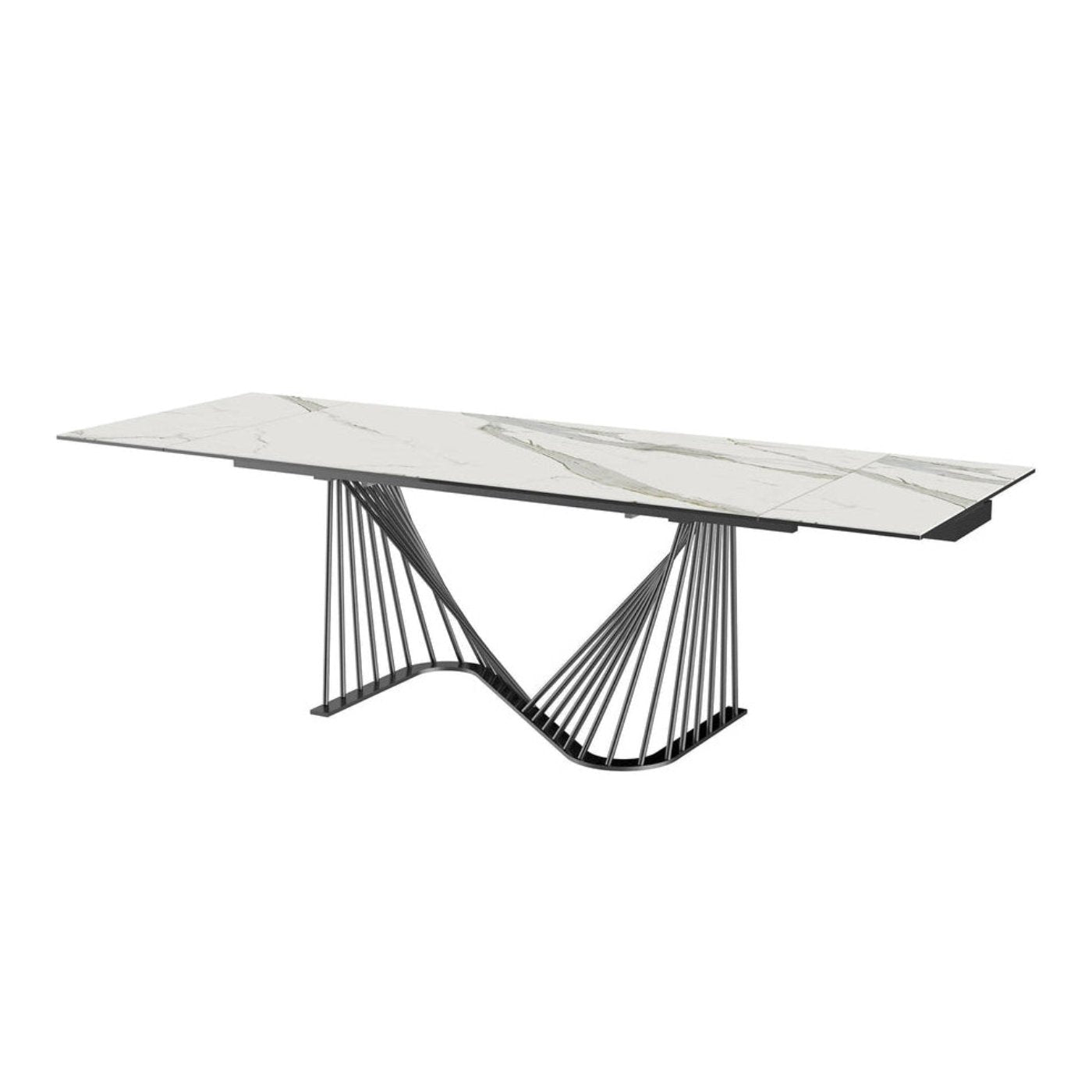 Whiteline Mods - Roma Extendable Dining Table-  DT1633E
