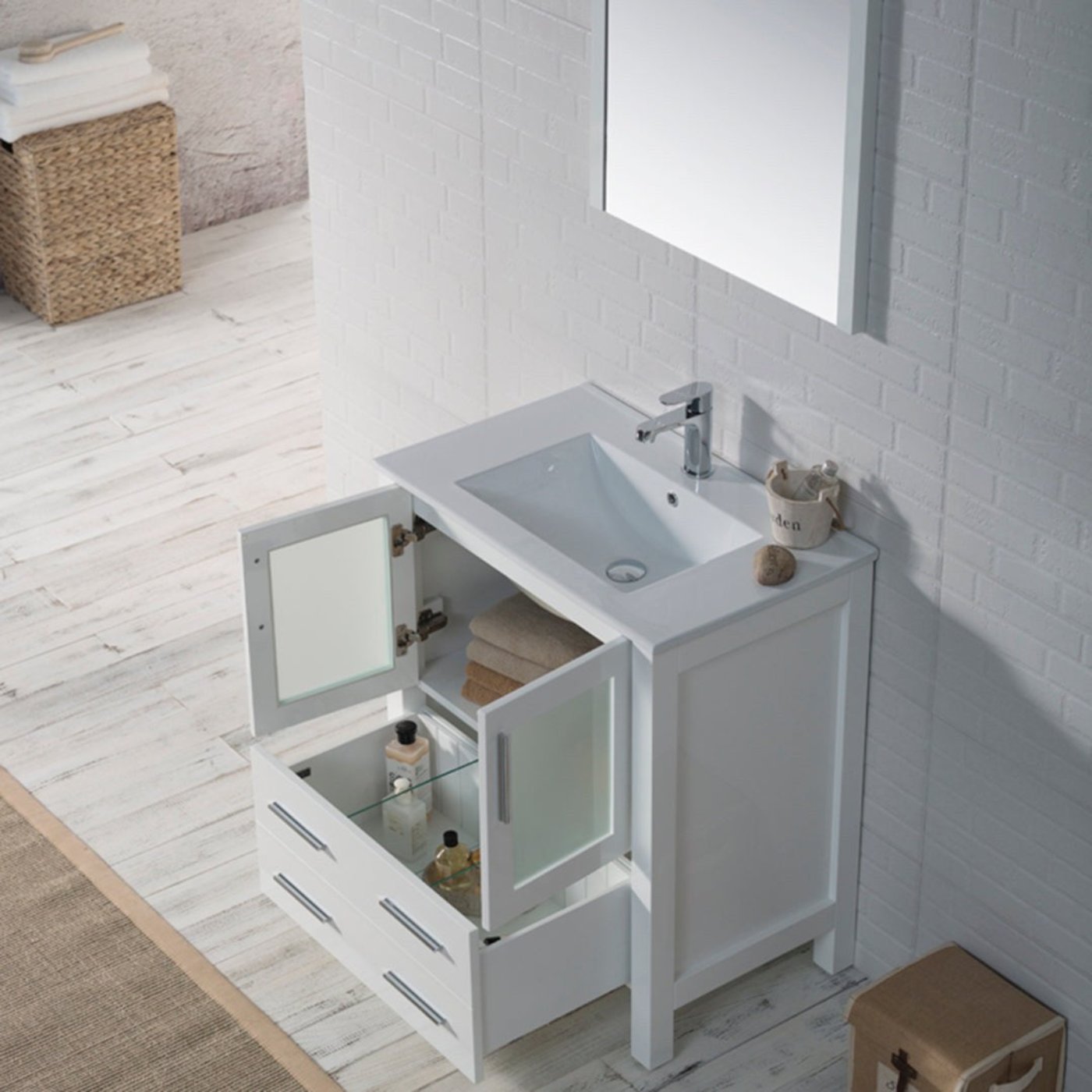 Blossom Sydney 30 Inch Bathroom Vanity - V8001 30 01 - Backyard Provider