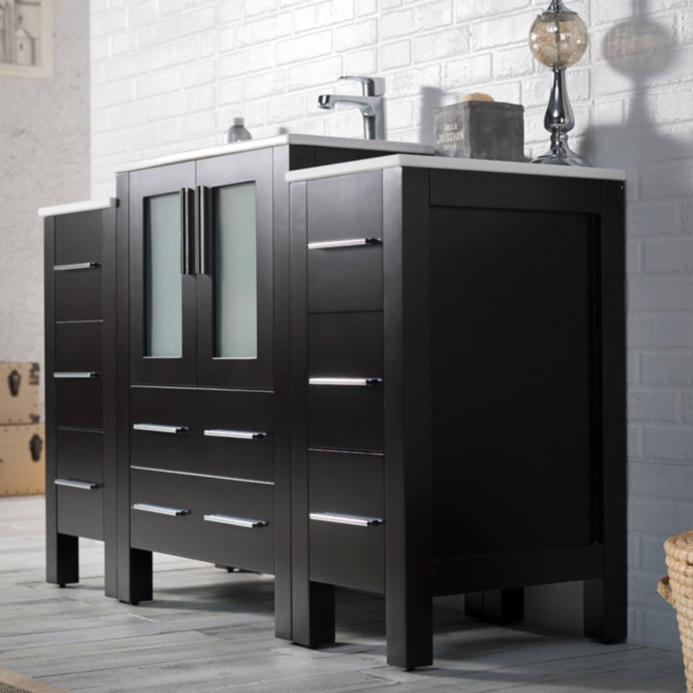 Blossom Sydney 48 Inch Bathroom Vanity with Side Cabinet - V8001 48S 01 - Backyard Provider