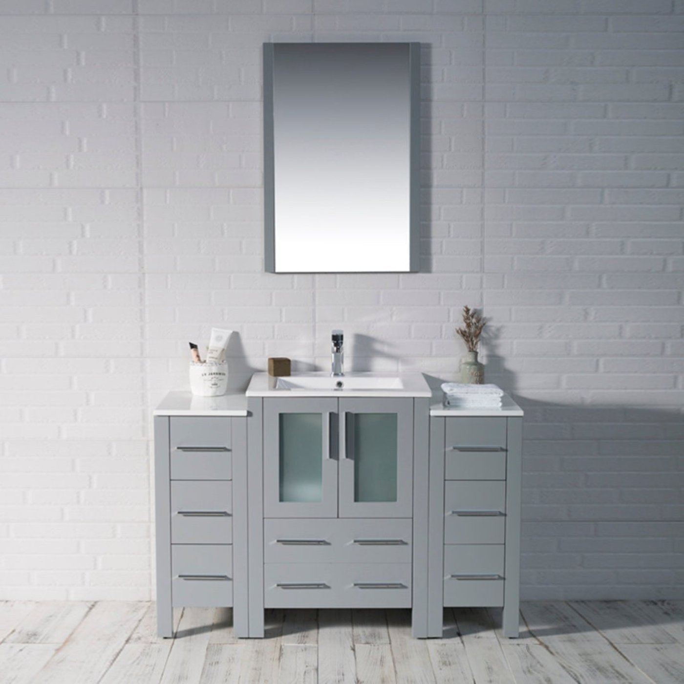 Blossom Sydney 48 Inch Bathroom Vanity with Side Cabinet - V8001 48S 01 - Backyard Provider