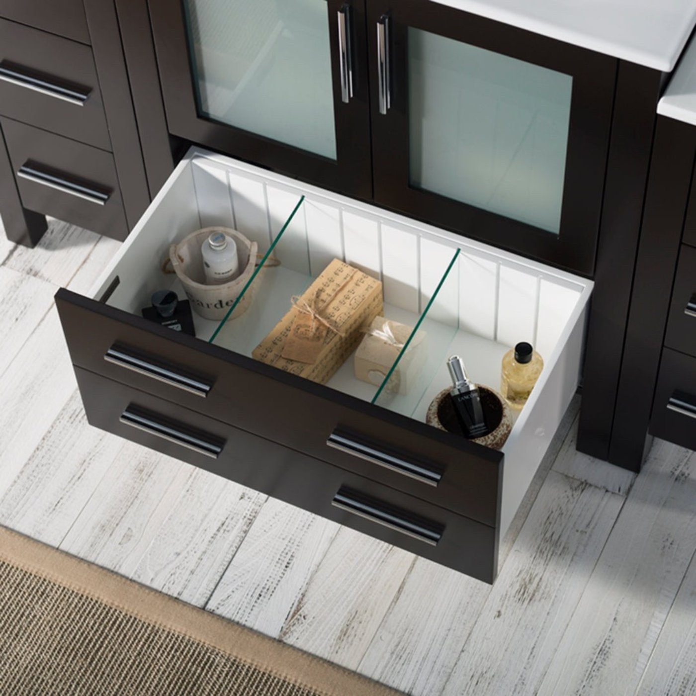 Blossom Sydney 54 Inch Bathroom Vanity with Side Cabinet - V8001 54 01 - Backyard Provider