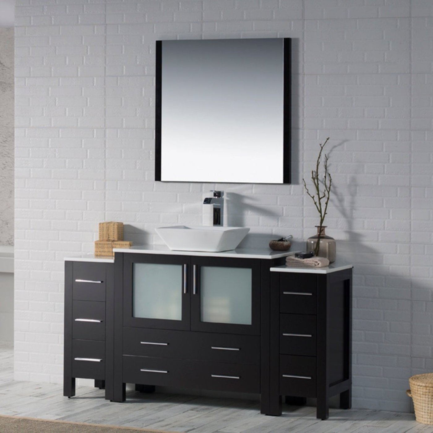 Blossom Sydney 60 Inch Bathroom Vanity with Side Cabinet - V8001 60S 01 - Backyard Provider
