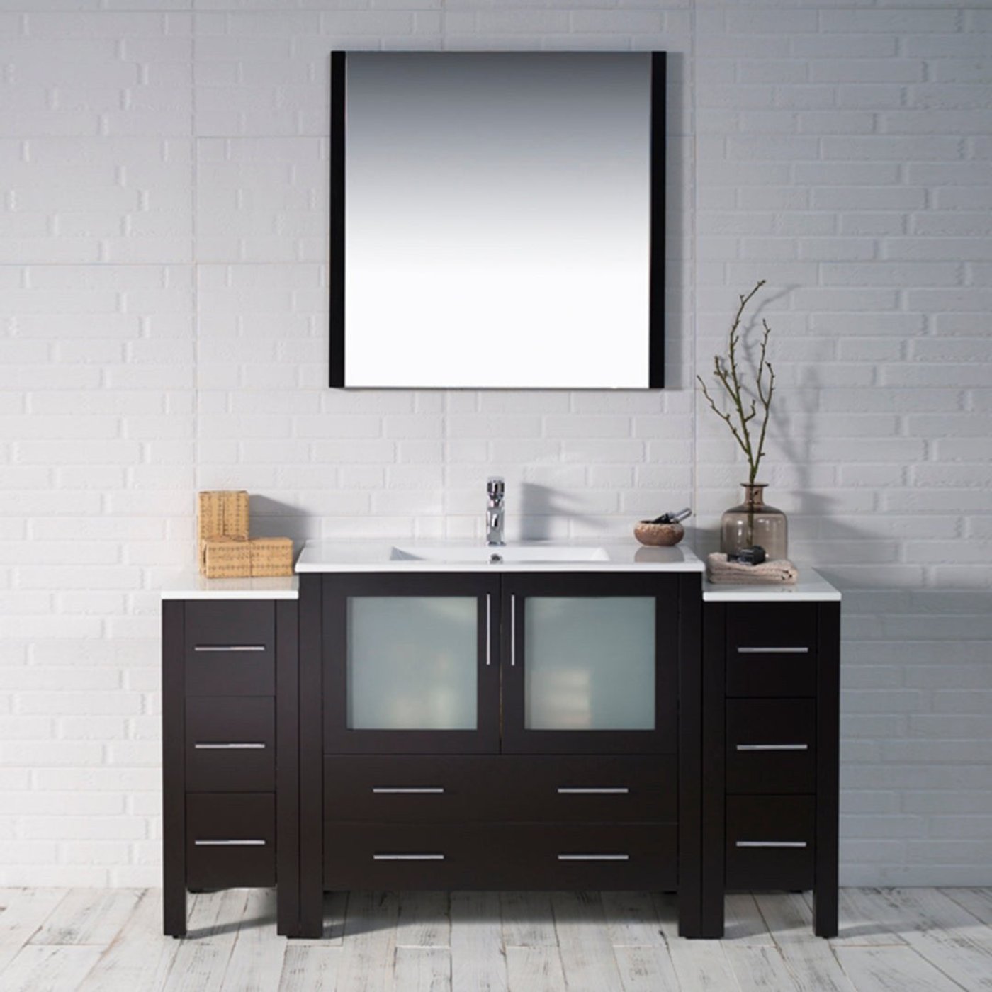 Blossom Sydney 60 Inch Bathroom Vanity with Side Cabinet - V8001 60S 01 - Backyard Provider
